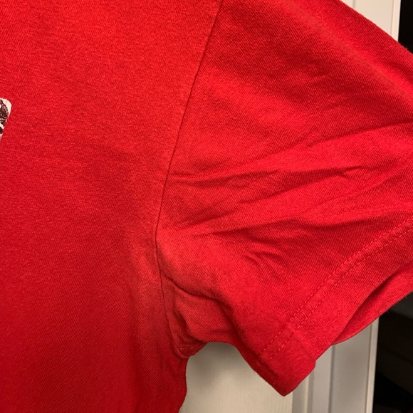 FOX Ruby Red Black Logo T-shirt EUC - Picture 7 of 15